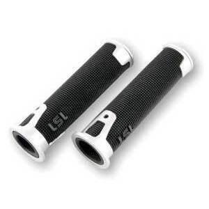 Coppia manopole LSL Ergonia forate grigio