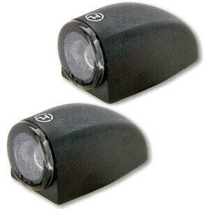 Par de intermitentes led Highsider Proton Three negro mate ahumado