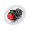 Pulsante a vite 14mm rosso - Foto 2