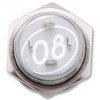 Interruttore a vite on-off Highsider 14mm inox illuminato blu - Foto 3