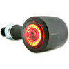 Coppia frecce led Highsider Enterprise-EP1 nero opaco con fanalino posteriore fumè - Foto 3