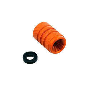 Tappo valvole pneumatici Pro Bolt alluminio arancione