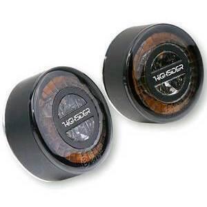 Coppia frecce led Highsider Rocket nero con fanalino posteriore fumè