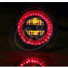 Coppia frecce led Highsider Rocket nero con fanalino posteriore fumè - Foto 4