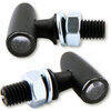 Faro supplementare led Highsider Proton One nero opaco fumè coppia