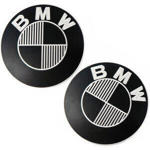 Emblema serbatoio per BMW R Boxer 2V 70mm autoadesivo CNC coppia