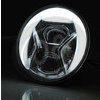 Faro anteriore 7'' Highsider British Type8 full led cromo - Foto 3
