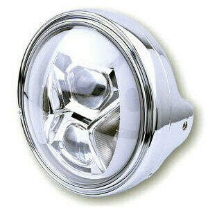 Faro anteriore 7'' Highsider Lucas Type8 full led cromo