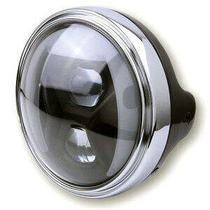 Faro anteriore 7'' Highsider Lucas Type8 full led nero opaco fumè