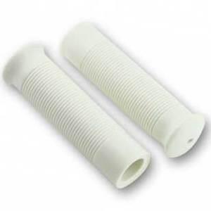 Coppia manopole Custom Retro 22mm bianco