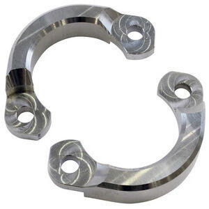 Flangia collettori di scarico per Moto Guzzi Serie Grossa 44mm CNC spezzata grigio