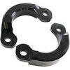 Flangia collettori di scarico per Moto Guzzi Serie Grossa 48mm CNC spezzata nero
