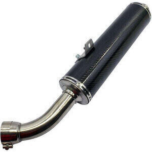 Finale di scarico per Moto Guzzi 1200 Sport 8V Mistral rotondo carbonio