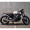 Finale di scarico per Moto Guzzi V 7 i.e. Mistral conico corto satinato coppia - Foto 3