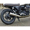 Finale di scarico per Moto Guzzi V 7 i.e. Mistral conico corto satinato coppia - Foto 2