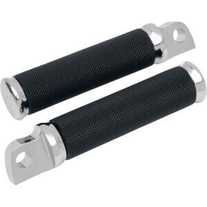 Coppia pedalini poggiapiedi per Harley-Davidson Drag Specialties Hotop cromo