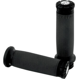Coppia manopole per Harley-Davidson gas bicavo Roland Sands Chrono nero