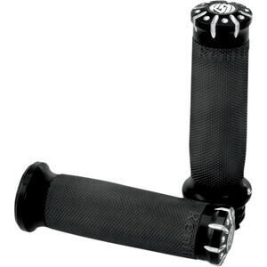 Coppia manopole per Harley-Davidson gas elettronico Roland Sands Chrono contrast cut
