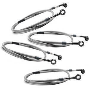 Kit tubi freno aeronautici per BMW R 1150 GS ABS -\'02 TRW-Lucas anteriore
