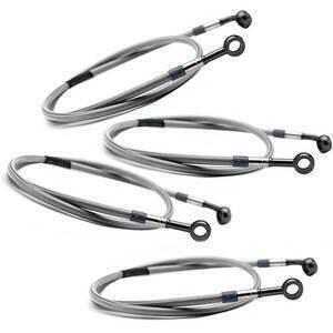 Kit tubi freno aeronautici per BMW R 1100 RS ABS TRW-Lucas anteriore