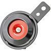 Bocina 12V Cafe Racer 70mm negro/rojo