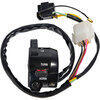 Interruptor manillar Yamaha XT 600 Z Tenerè izquierdo OE-Réplica negro