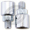 Adattatore antivibrazioni specchietto M10x1.25 destro-destro cromo coppia - Foto 2