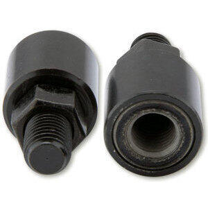 Adattatore antivibrazioni specchietto M10x1.25 destro-destro destro-sinistro nero coppia