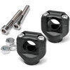 Coppia riser LSL 64mm manubrio 28.5mm nero