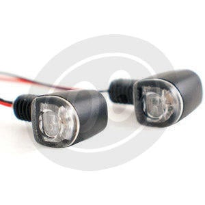 Led winkers Koso Nano pair black matt taillight combo