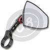 Specchietto retrovisore bar-end Highsider Wave nero/rosso coppia - Foto 6