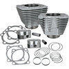 Kit aumento cilindrata per Harley-Davidson Sportster 883 '86-'19 1200cc grigio
