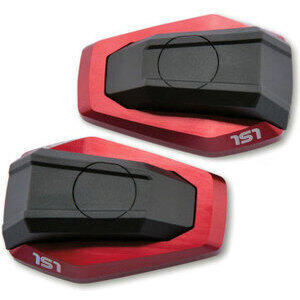 Coppia tamponi paratelaio LSL Gonia rosso candy