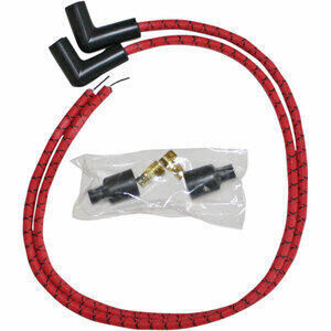 Kit completo cavi candela per Harley-Davidson Taylor 90° rosso/nero