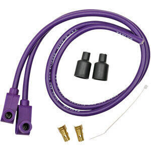 Kit completo cavi candela per Harley-Davidson Taylor 90° viola