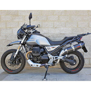 Finale di scarico per Moto Guzzi V 85 TT Mass Oval carbonio