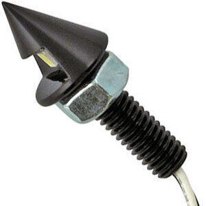 Luce targa led Spyke nero