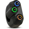 Pulsantiera 1'' Rebel Moto 3 Push Button LED nero