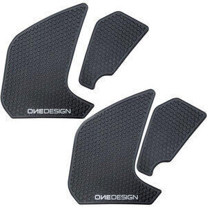 Fuel tank knee pads Yamaha MT-07 black pair