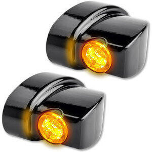 Coppia frecce led per Harley-Davidson -'17 posteriori Heinz Bikes Winglets Nano nero