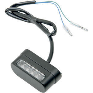 Luce targa led Stripe mini alluminio nero