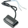 Luce targa led Stripe mini alluminio nero