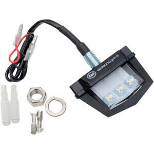 Luce targa led K&S nero