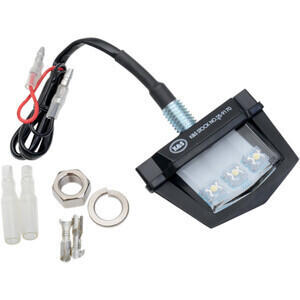 Luce targa led K&S nero