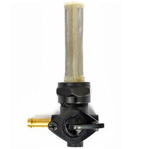 Rubinetto benzina M22x1 uscita sinistra Late Style nero
