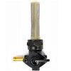 Rubinetto benzina M22x1 uscita sinistra Late Style nero