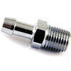 Raccordo serbatoio dritto 1/4'' NPT maschio 5/16'' cromo