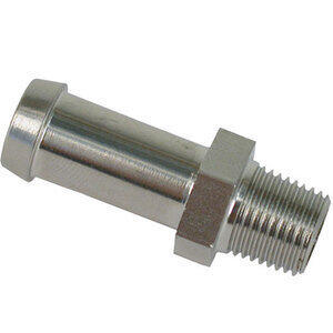 Raccordo serbatoio dritto 1/8'' NPT maschio 3/8'' inox
