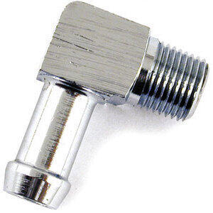 Raccordo serbatoio 90° 1/8'' NPT maschio 5/16'' cromo
