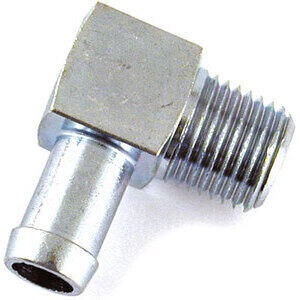 Tank joint 90° 1/4\'\' NPT male 3/8\'\' chrome